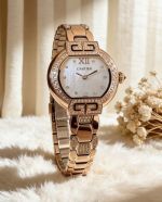 Cartier Tortue 33mm C1Ct163 Movement White MOP/Diamond Face Lady Watch